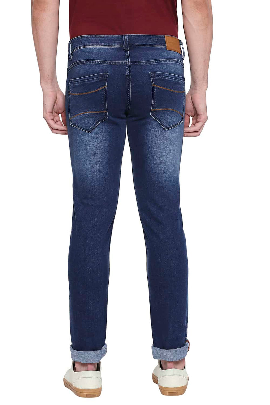BASICS TORQUE FIT MEDIEVAL BLUE STRETCH JEANS
