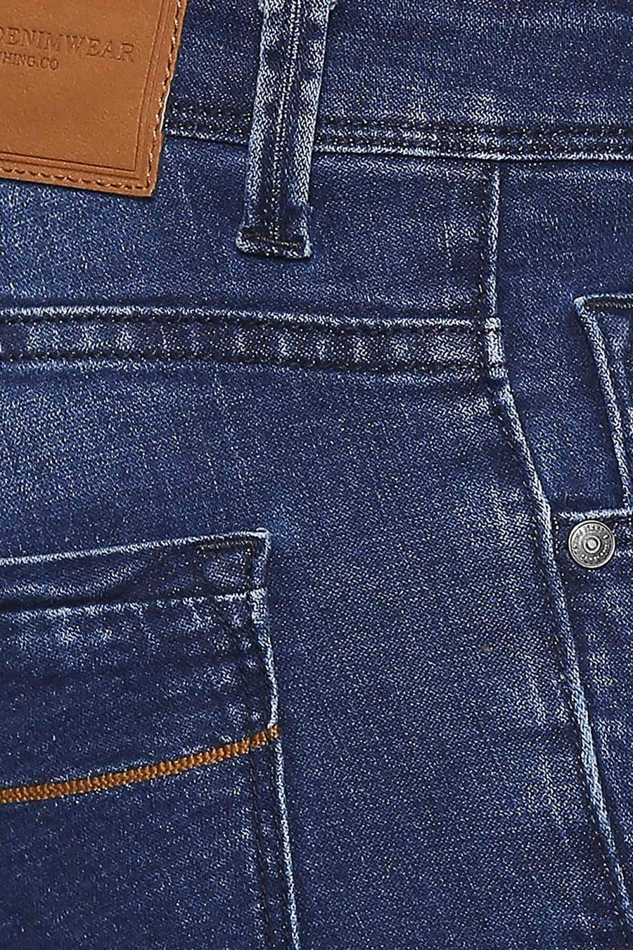BASICS TORQUE FIT MEDIEVAL BLUE STRETCH JEANS