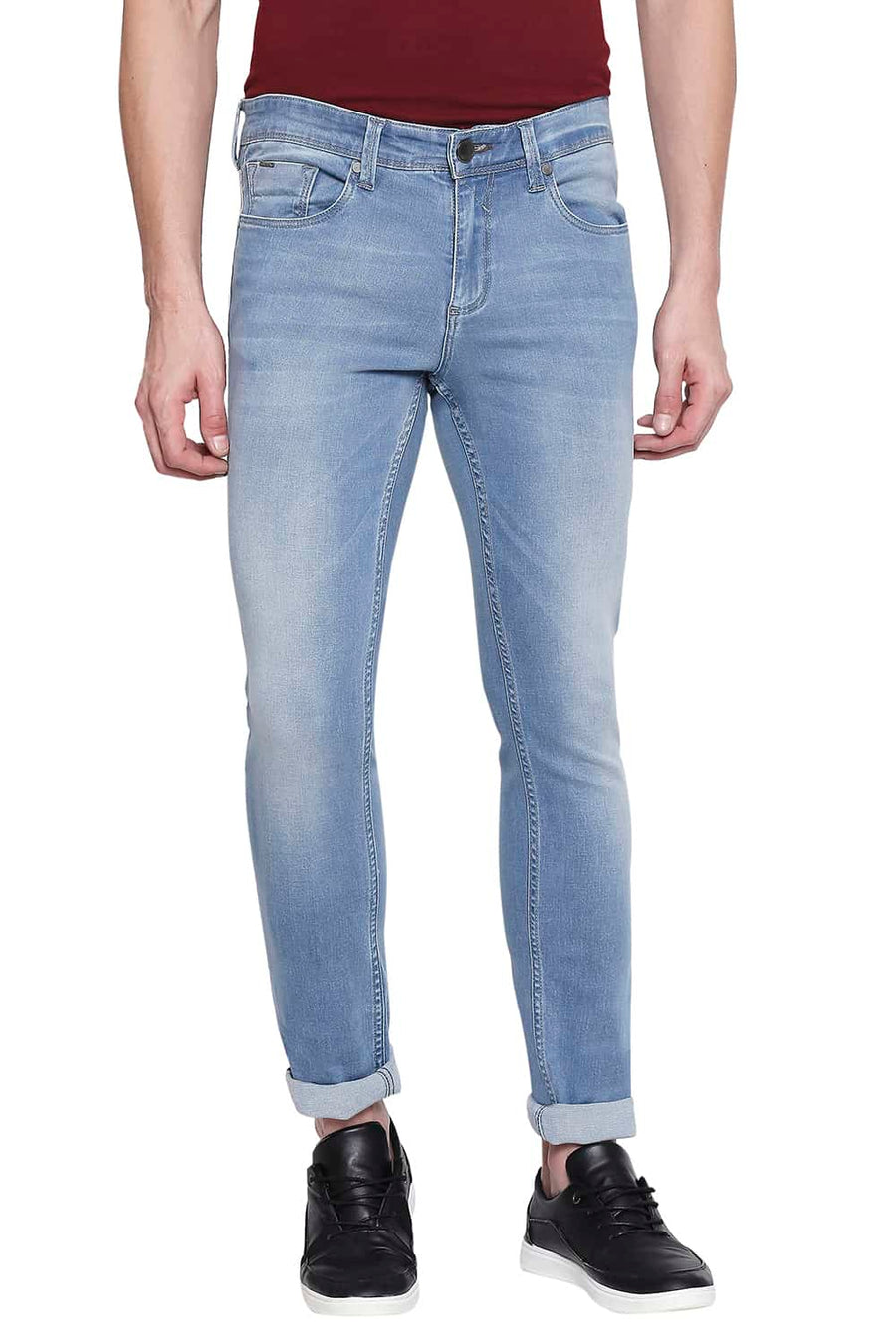 BASICS BLADE FIT INFINITY BLUE STRETCH JEANS