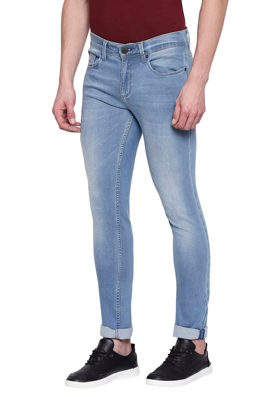 BASICS BLADE FIT INFINITY BLUE STRETCH JEANS