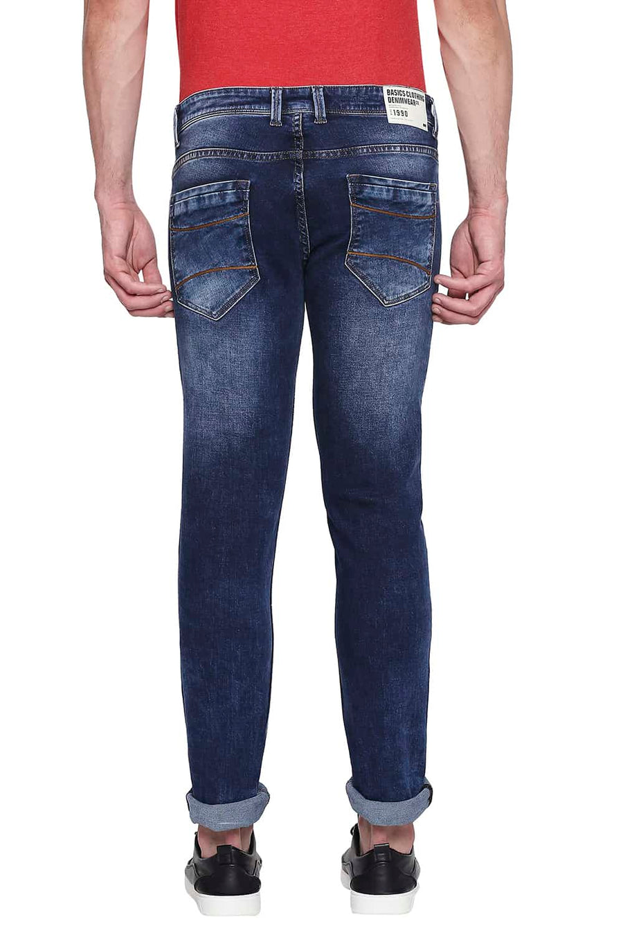 BASICS TORQUE FIT POSEIDON STRETCH JEANS