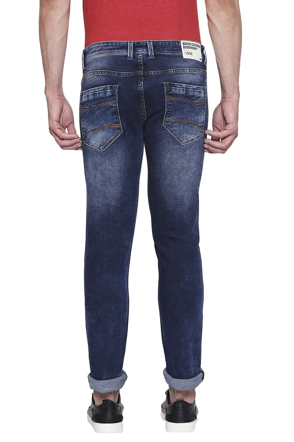 BASICS TORQUE FIT STRETCH JEANS