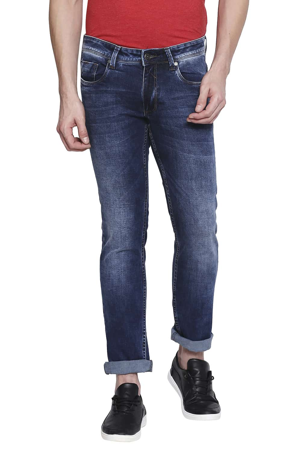 BASICS TORQUE FIT STRETCH JEANS