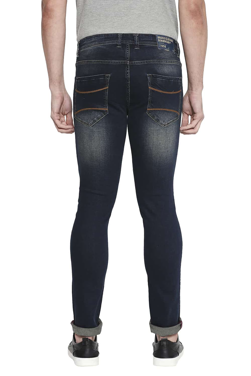 BASICS BLADE FIT STRETCH JEANS