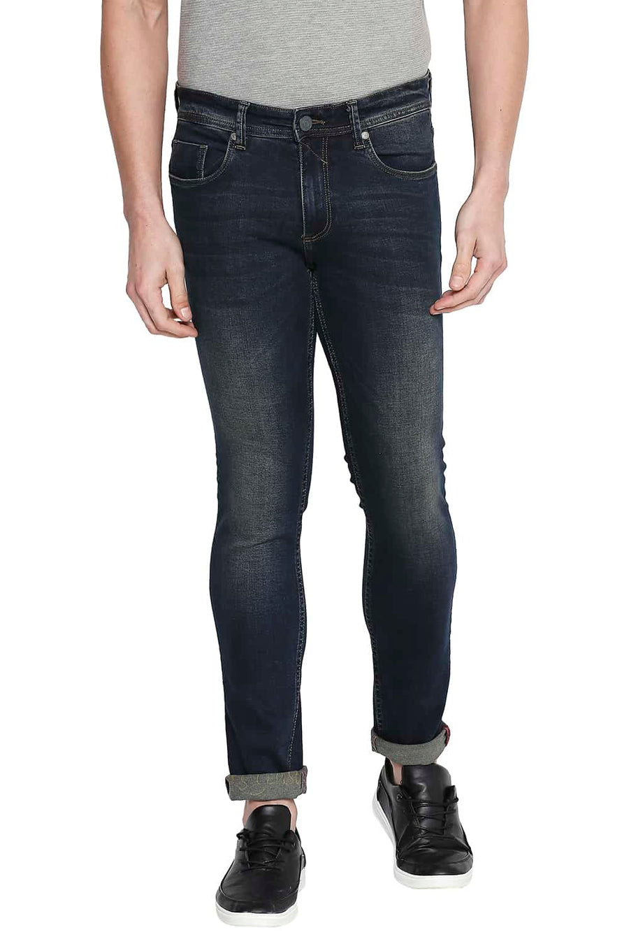 BASICS BLADE FIT BLACK IRISH STRETCH JEANS