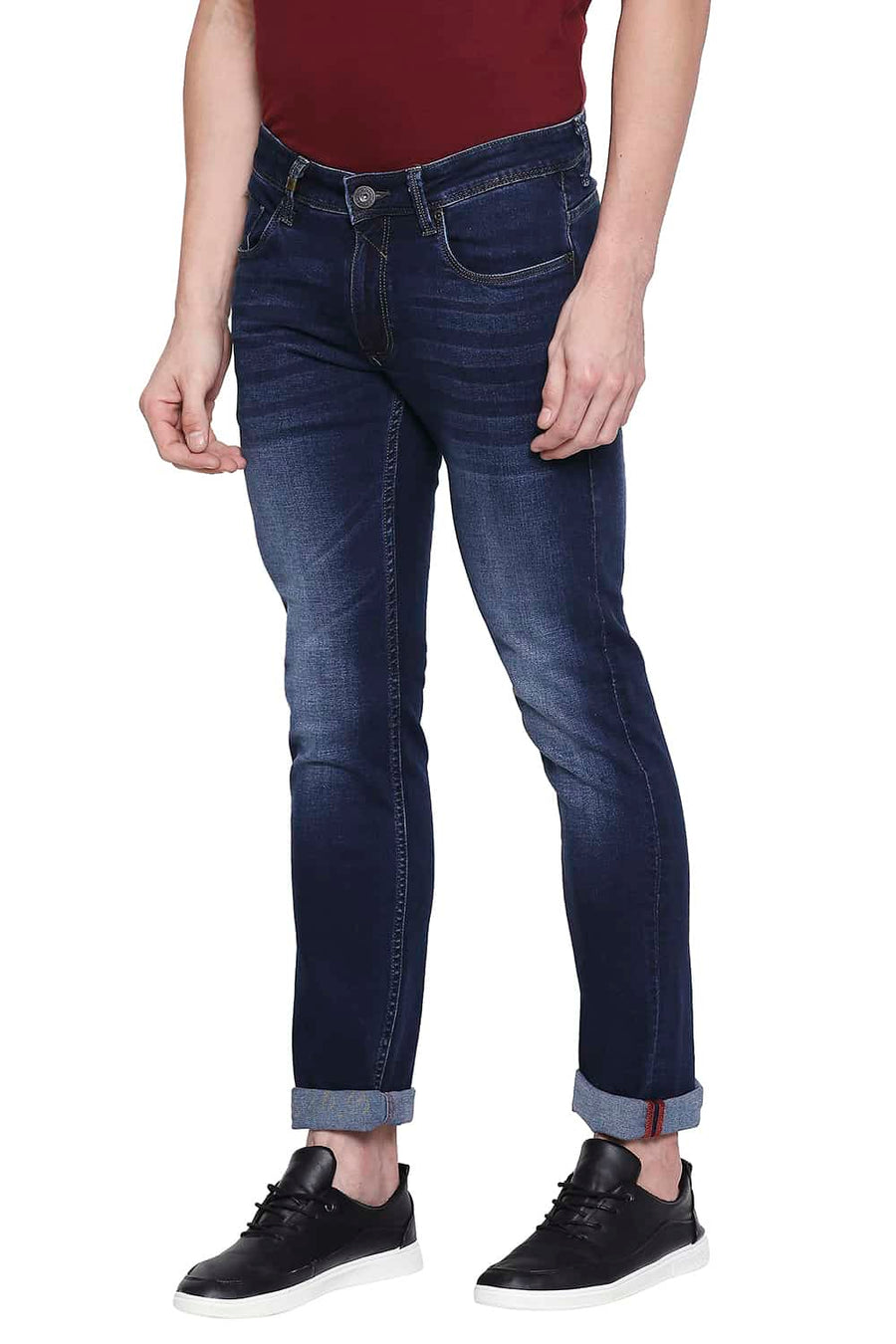 BASICS TORQUE FIT INSIGNIA BLUE STRETCH JEANS