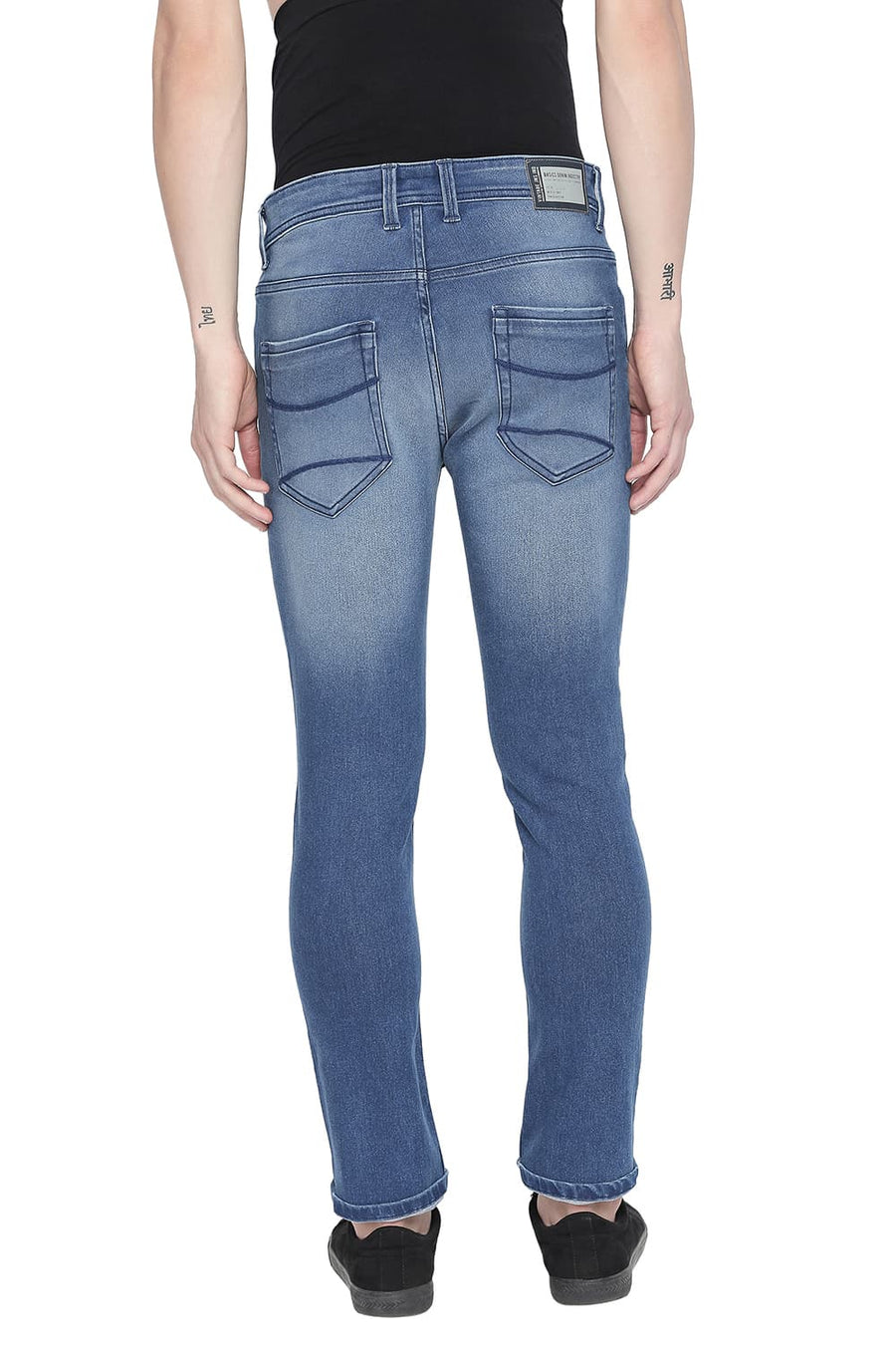BASICS BLADE FIT BRIGHT COBALT STRETCH JEAN