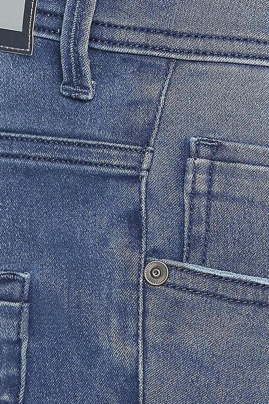 BASICS BLADE FIT BRIGHT COBALT STRETCH JEAN