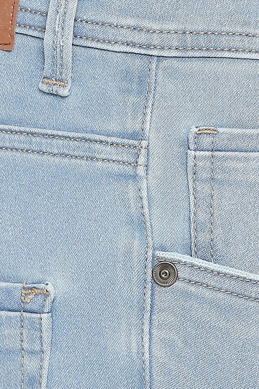 BASICS BLADE FIT BLUE FOG STRETCH JEAN