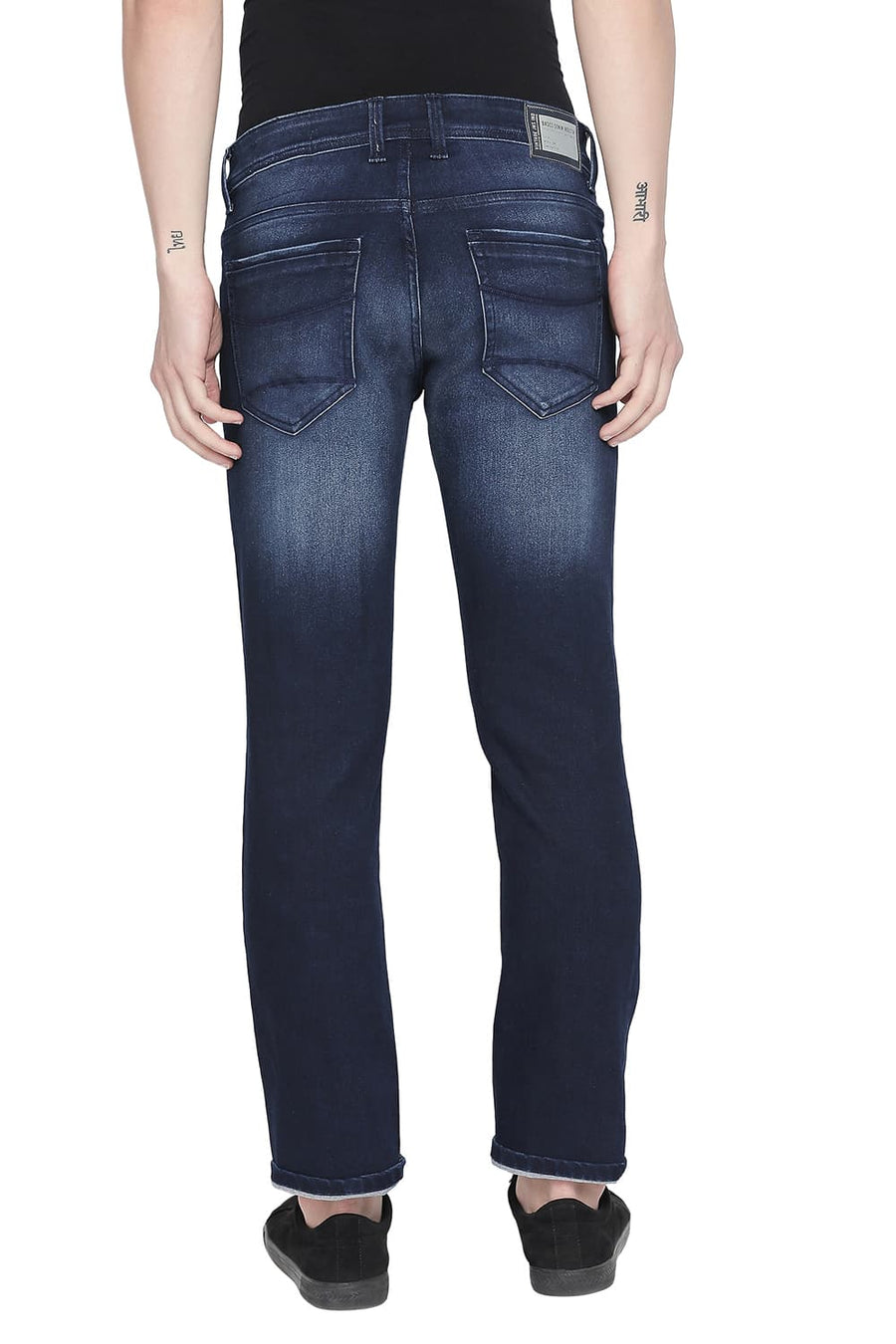 BASICS TORQUE FIT BLACK IRIS STRETCH JEAN