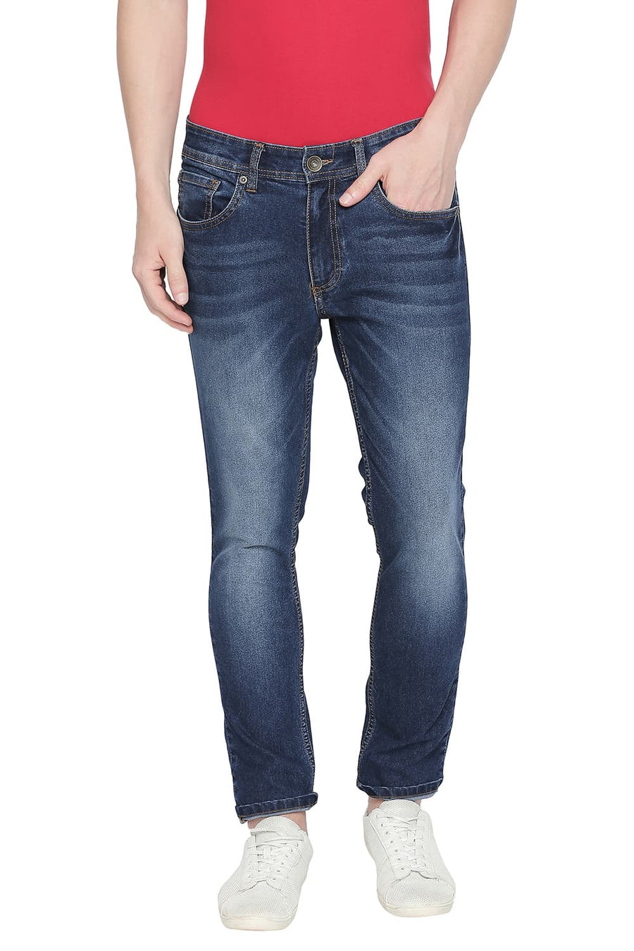 BASICS BLADE FIT INSIGNIA BLUE STRETCH JEAN