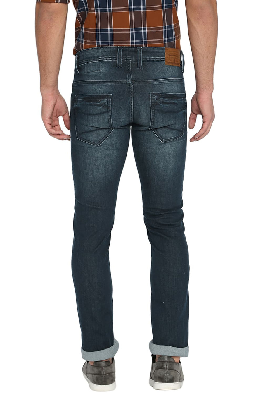 BASICS TORQUE FIT MIDNIGHT BLUE STRETCH JEANS