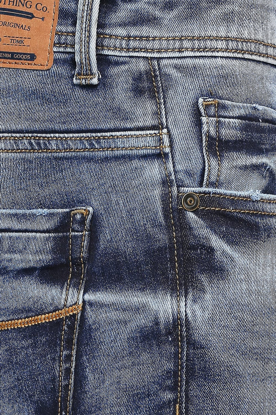 BASICS TORQUE FIT INFINITY INDIGO STRETCH JEANS