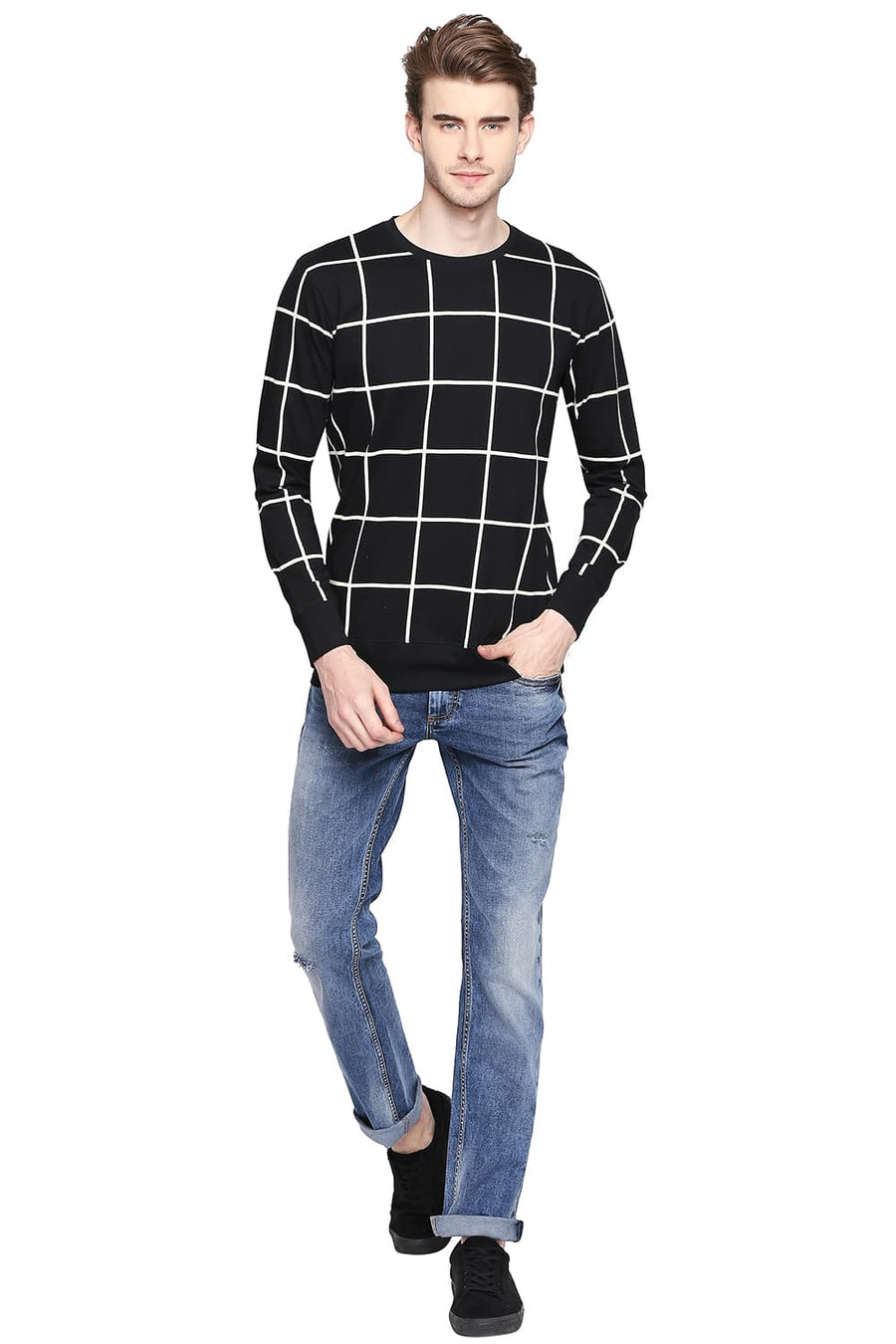 BASICS TORQUE FIT INFINITY INDIGO STRETCH JEANS