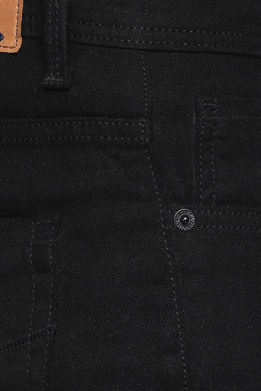 BASICS BLADE FIT JET BLACK INDIGO STRETCH JEANS
