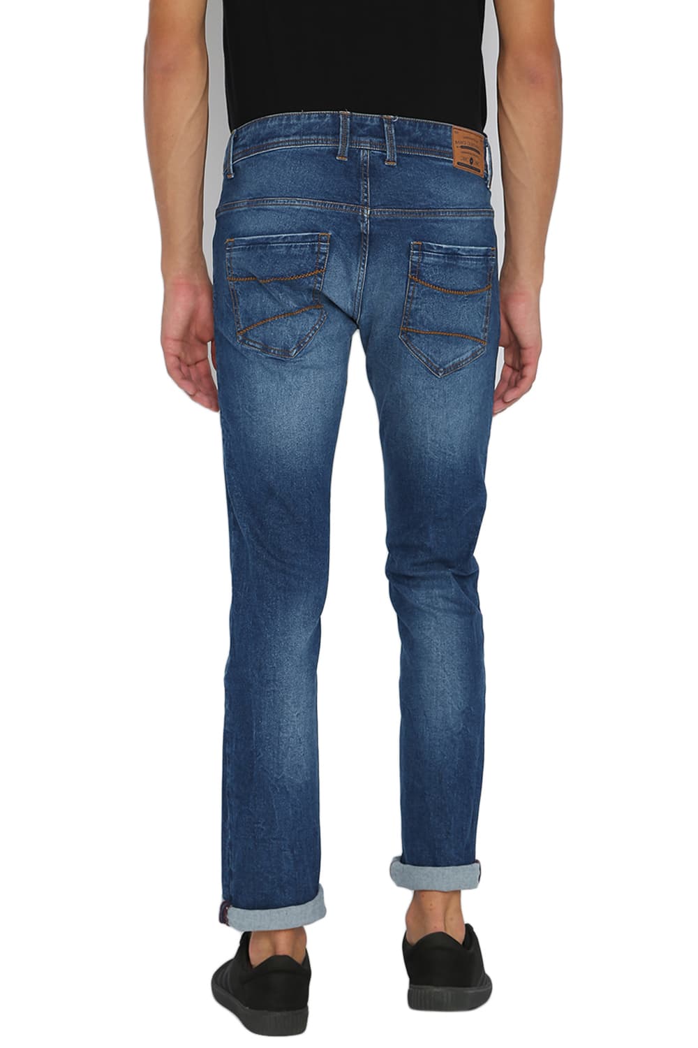 BASICS TORQUE FIT INDIGO STRETCH JEANS