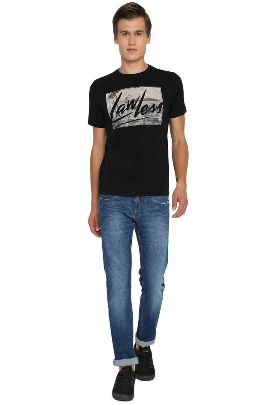 BASICS TORQUE FIT BIJOU BLUE INDIGO STRETCH JEANS