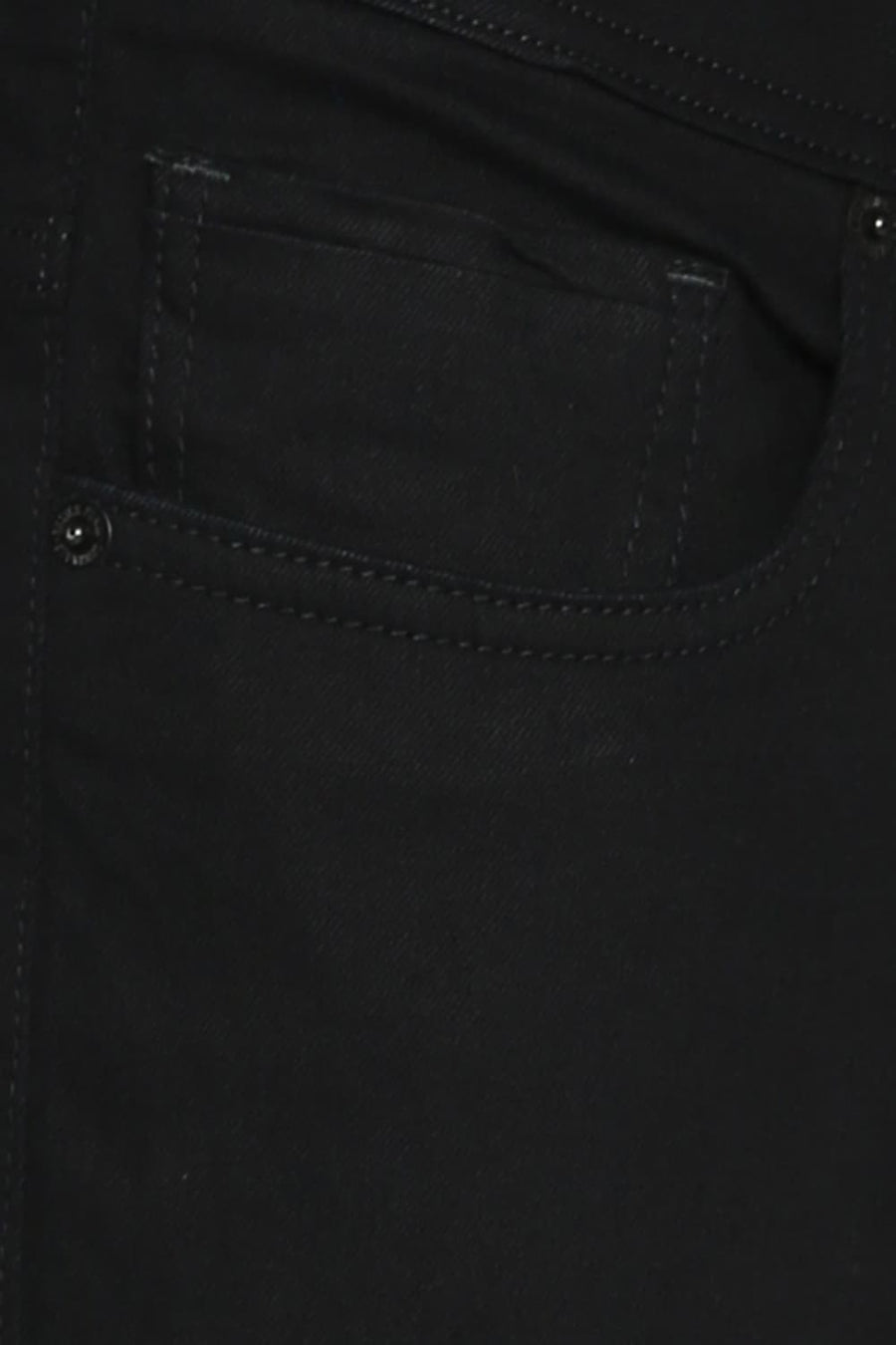BASICS TORQUE FIT JET BLACK INDIGO STRETCH JEANS