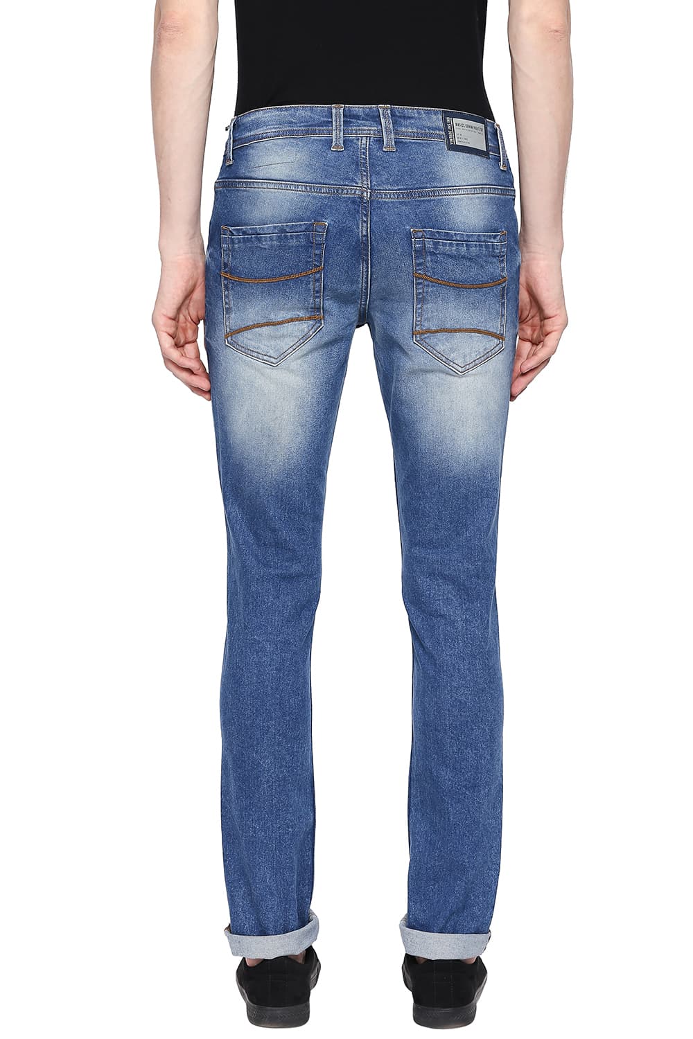 BASICS BLADE FIT INDIGO STRETCH JEANS