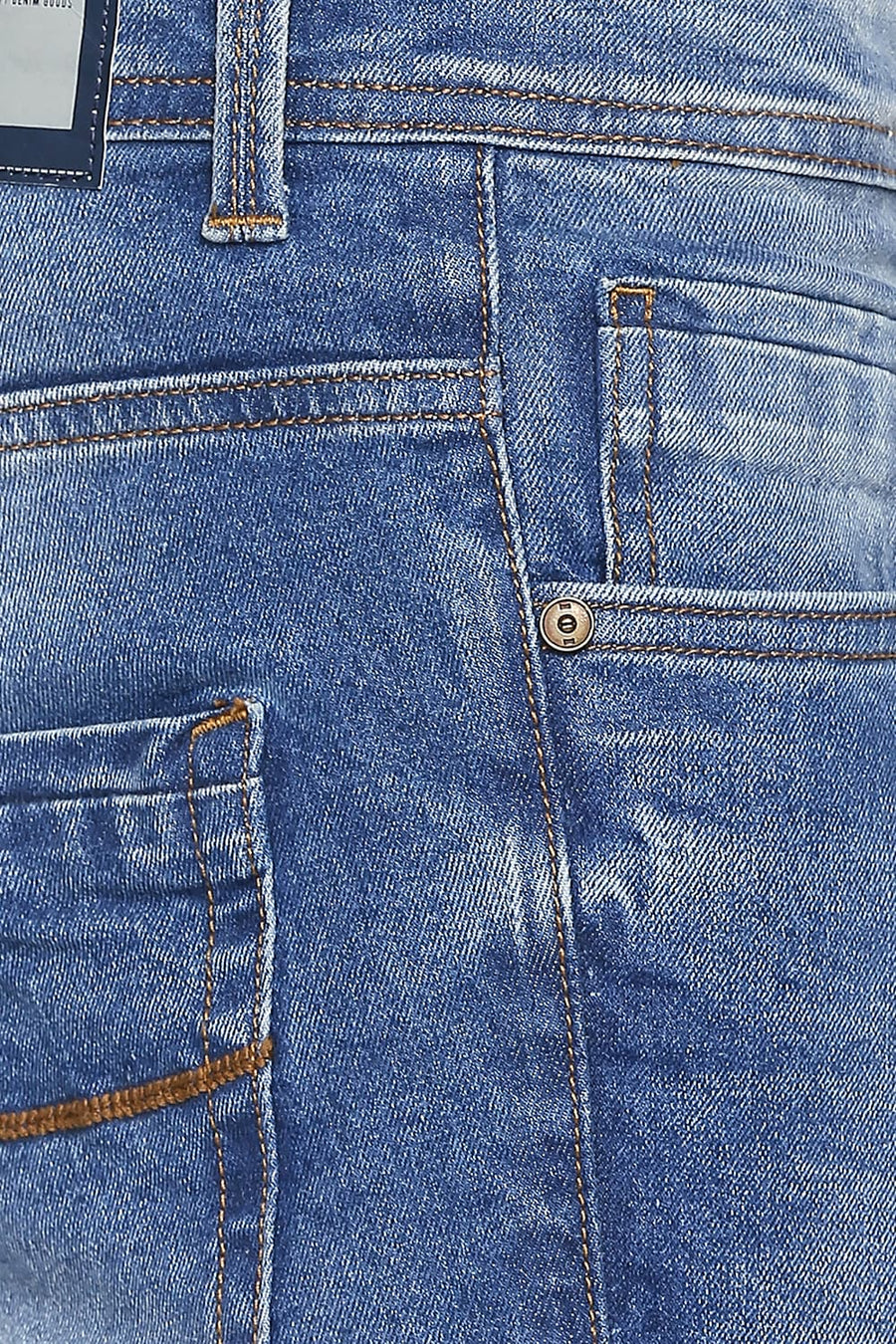 BASICS BLADE FIT ENSIGN BLUE INDIGO STRETCH JEANS