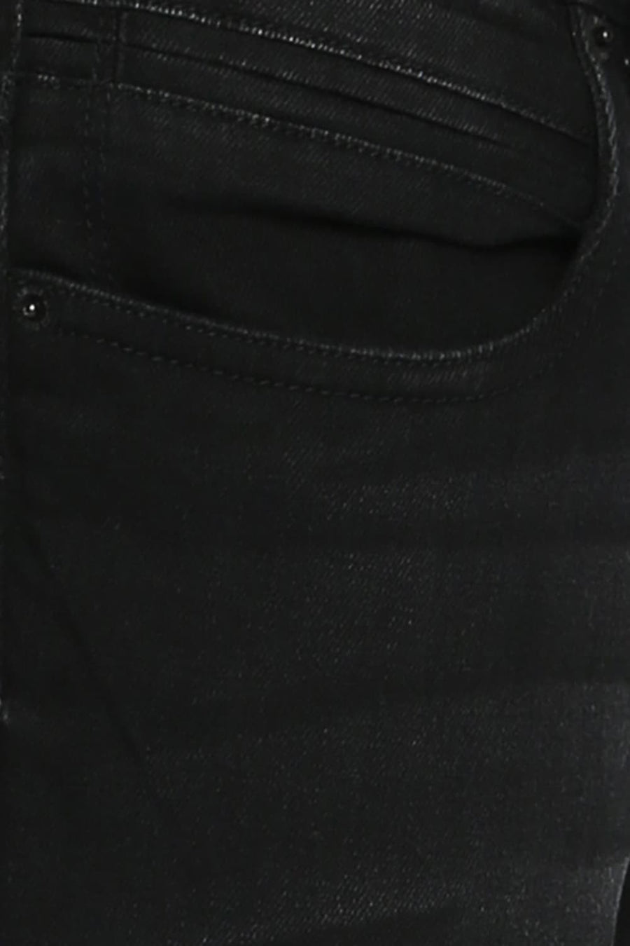 BASICS BLADE FIT JET BLACK STRETCH JEANS