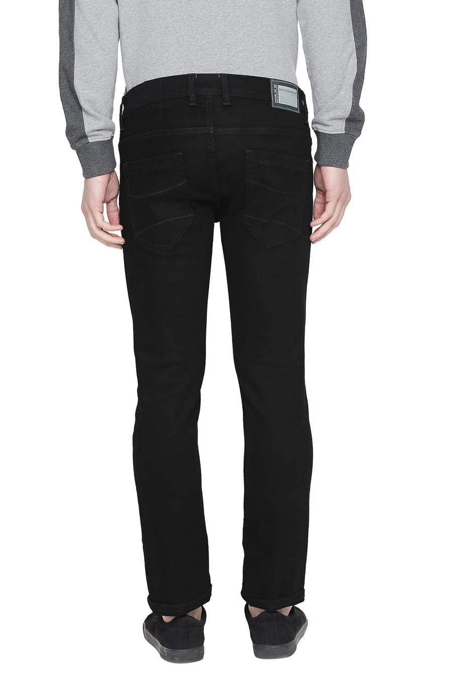 BASICS TORQUE FIT ANTHRACITE STRETCH JEAN