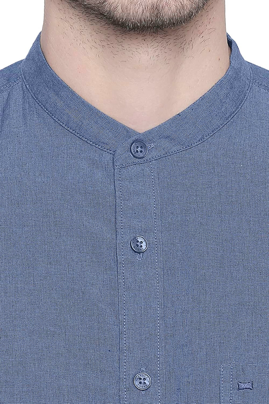BASICS SLIM FIT MOONLIGHT BLUE SHIRT