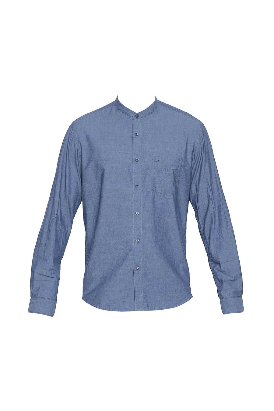 BASICS SLIM FIT MOONLIGHT BLUE SHIRT