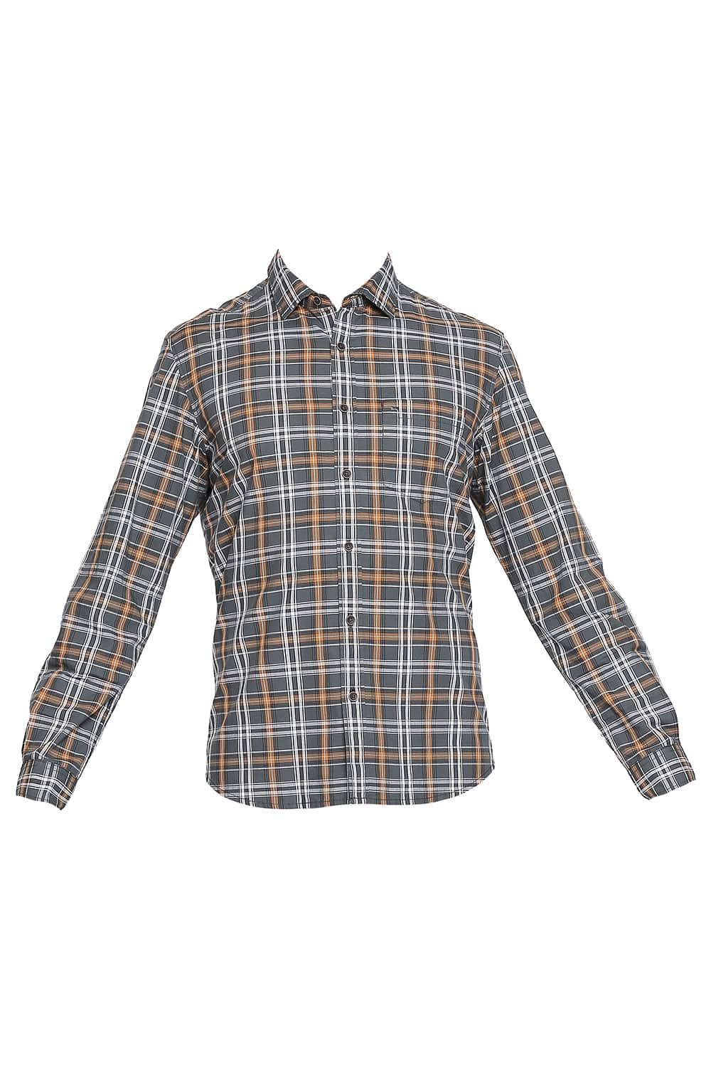 BASICS SLIM FIT CHECKS SHIRT