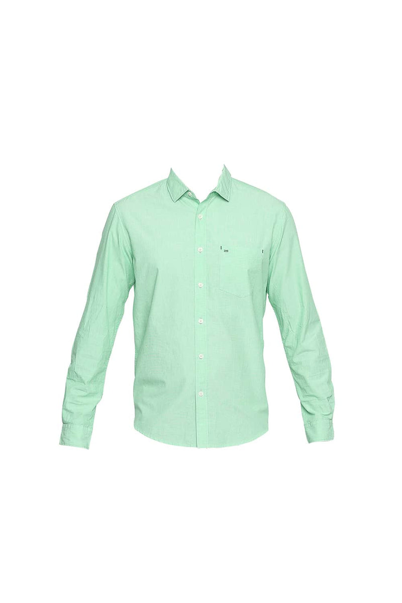 BASICS SLIM FIT FIL A FIL SHIRT