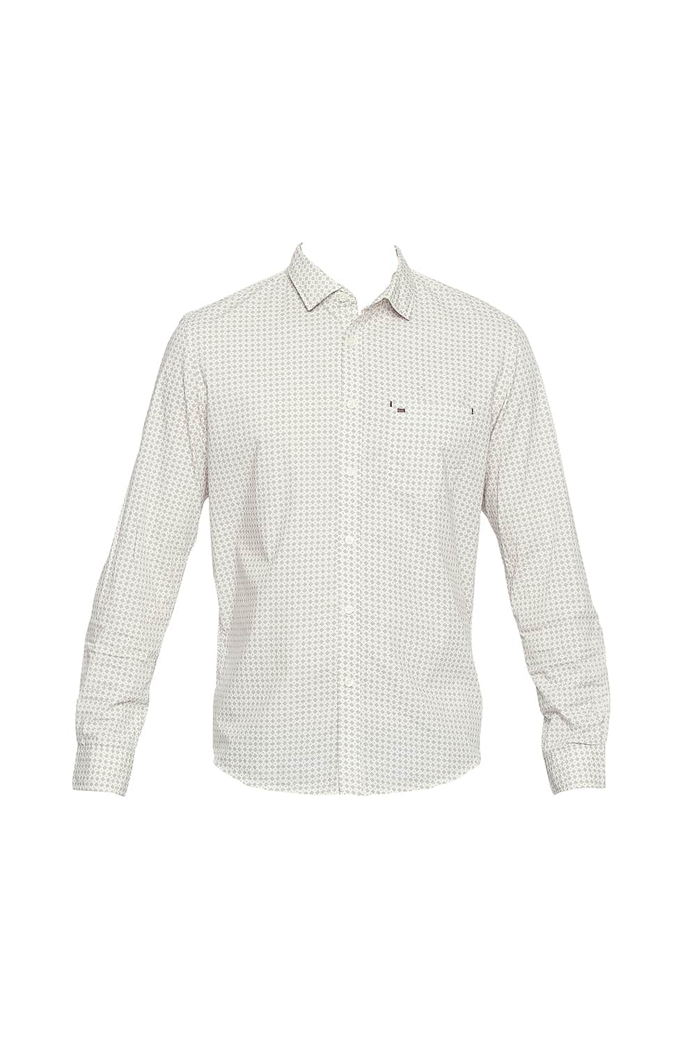 BASICS SLIM FIT PRINTED SHIRT