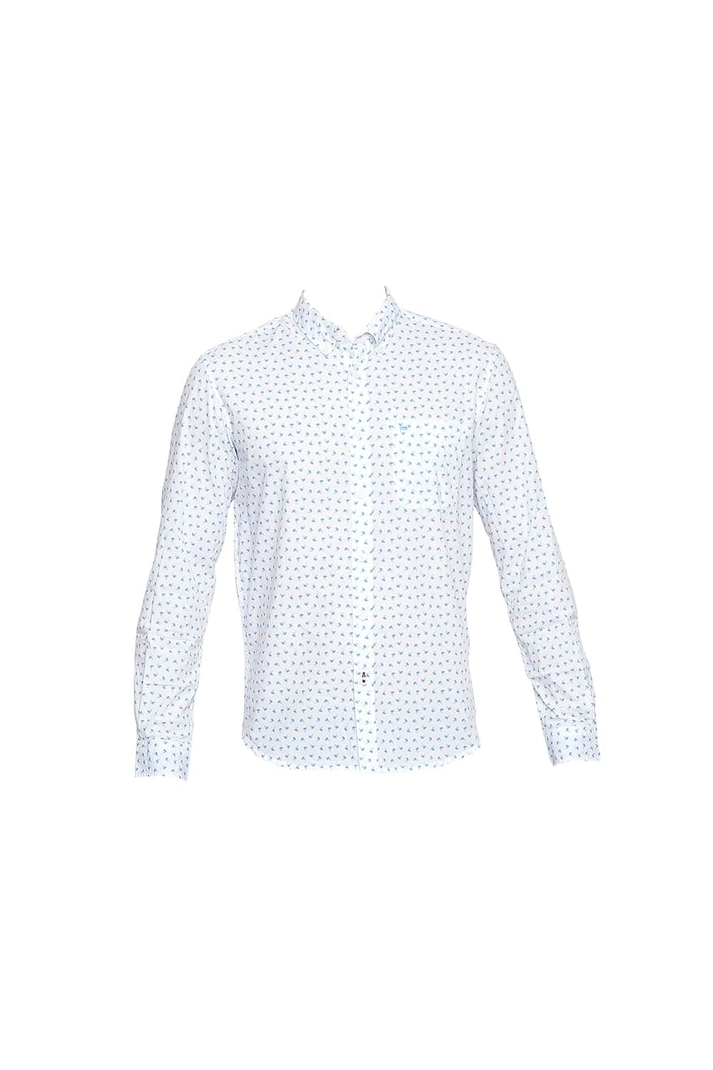 BASICS SLIM FIT PRINTED SHIRT