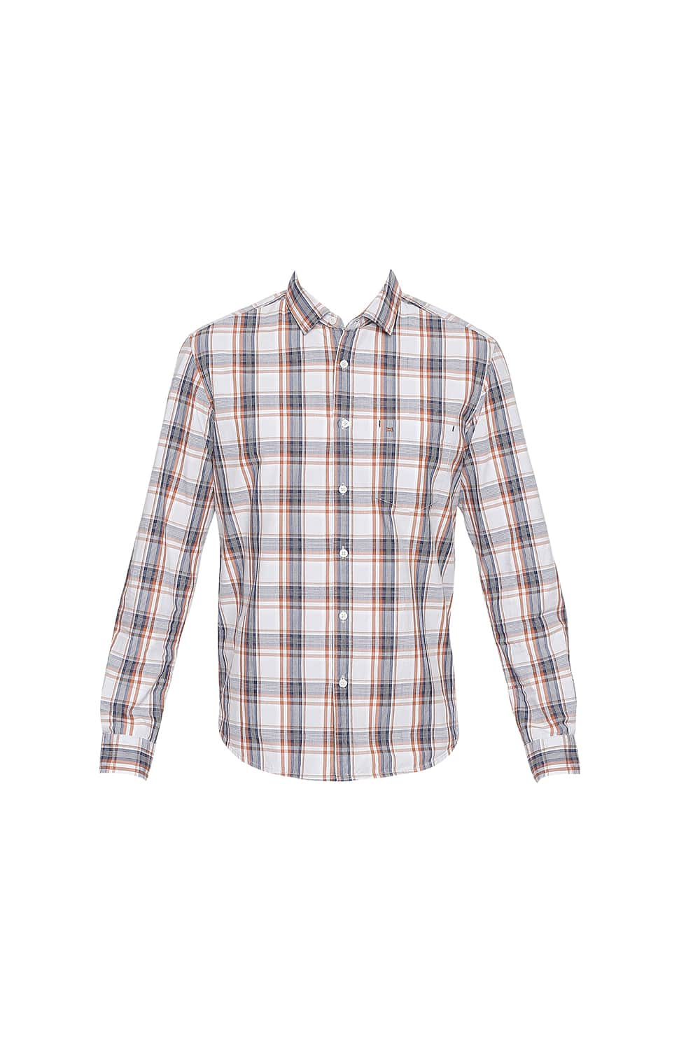 BASICS SLIM FIT CHECKS SHIRT