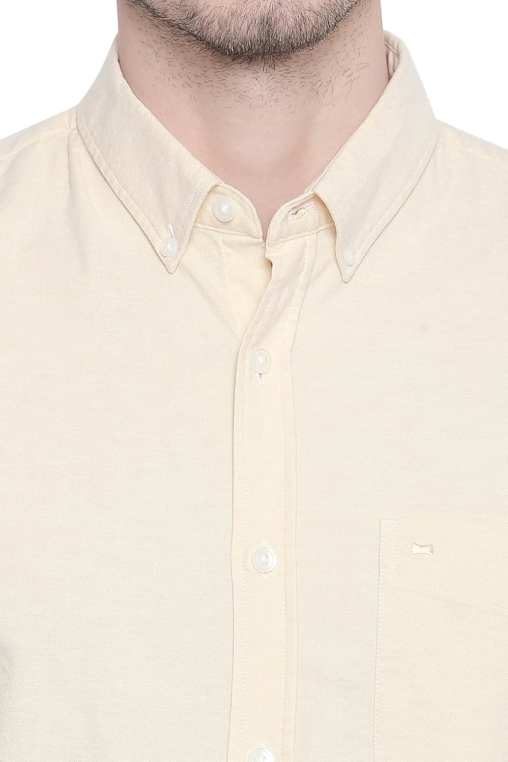 BASICS SLIM FIT OXFORD STRETCH SHIRT