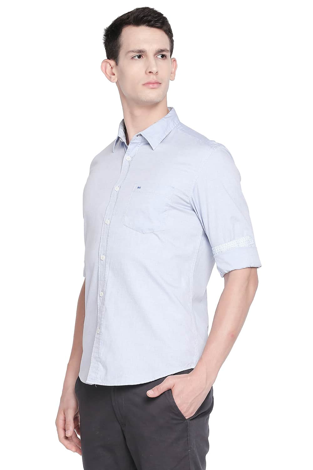 BASICS SLIM FIT OXFORD SHIRT