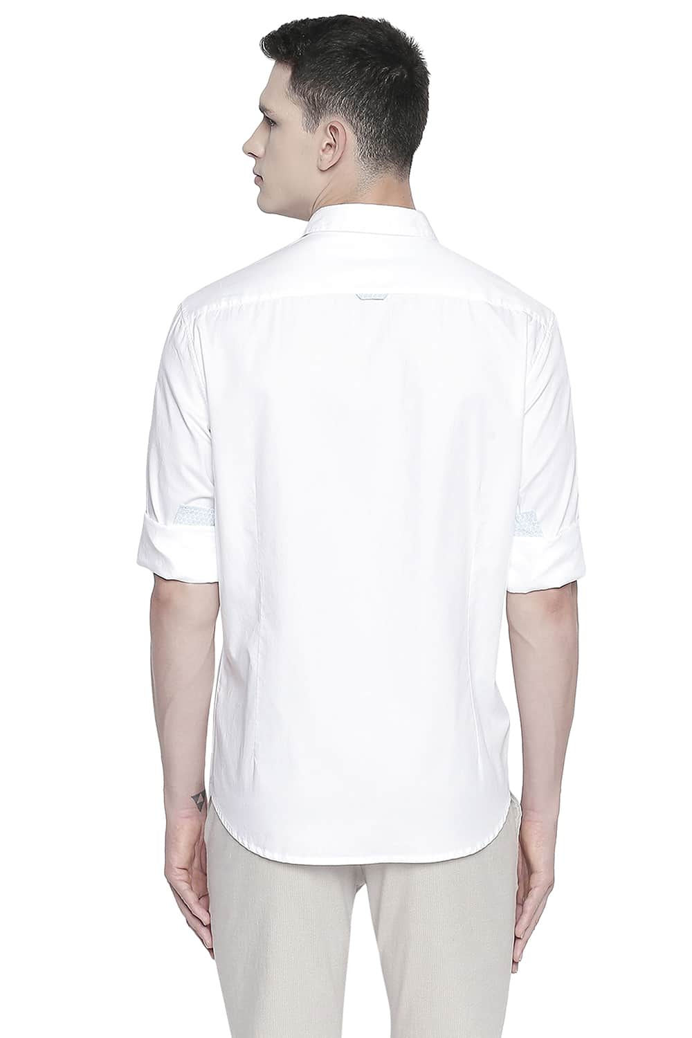 BASICS SLIM FIT OXFORD SHIRT