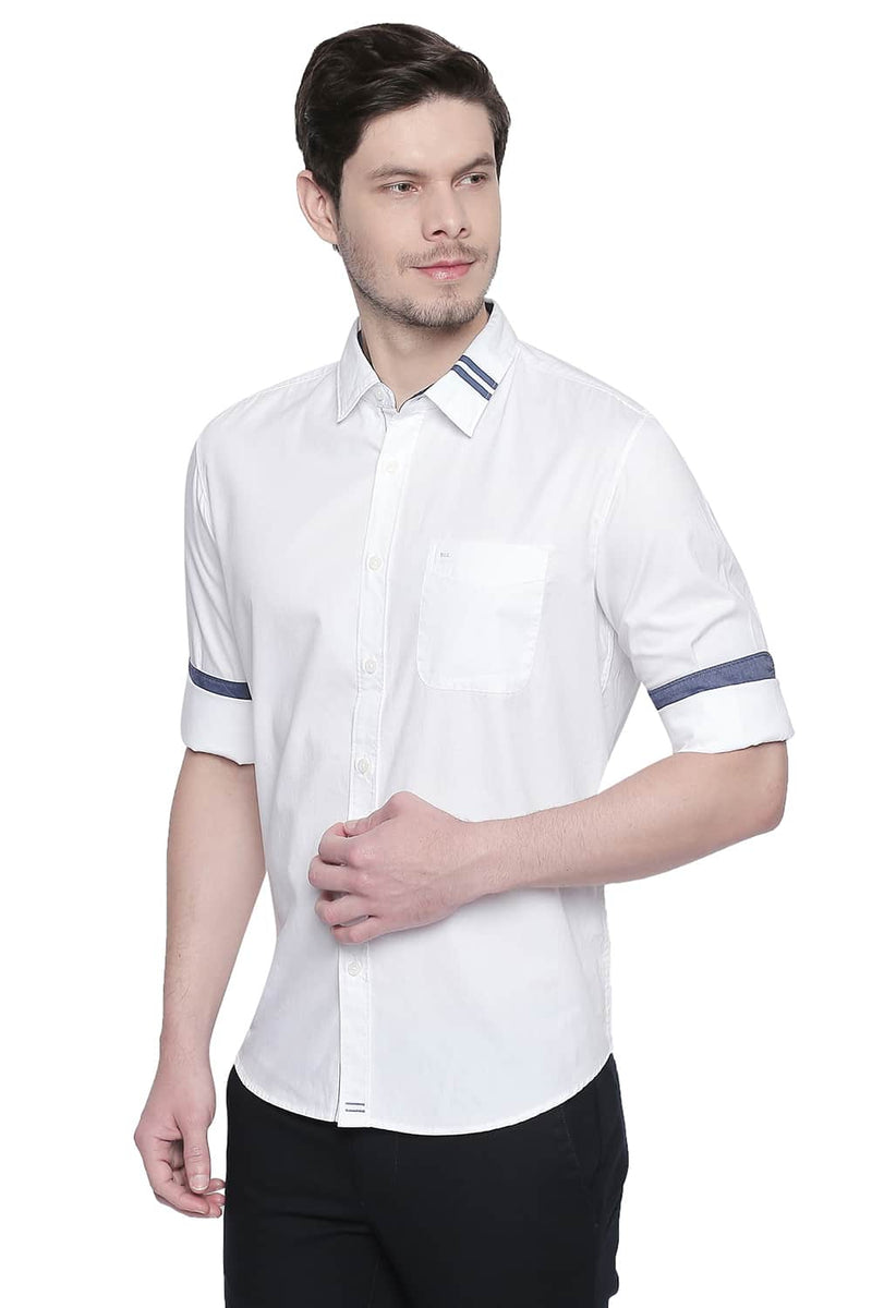 BASICS SLIM FIT OXFORD SHIRT