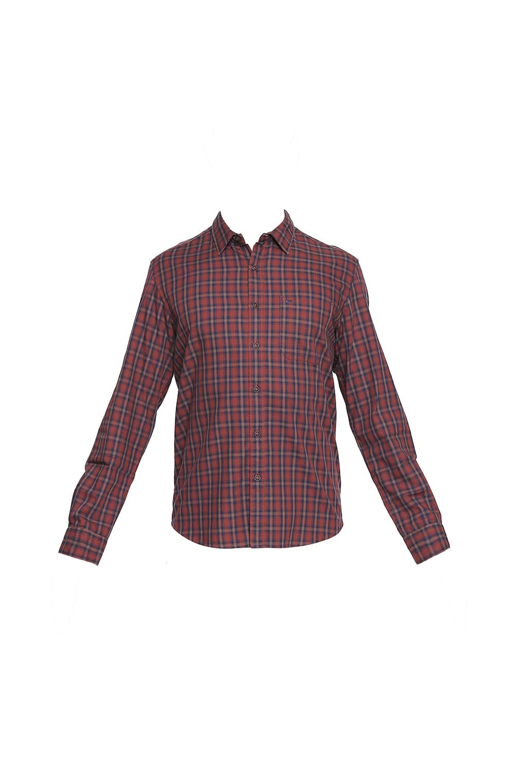 BASICS SLIM FIT CHECKS SHIRT