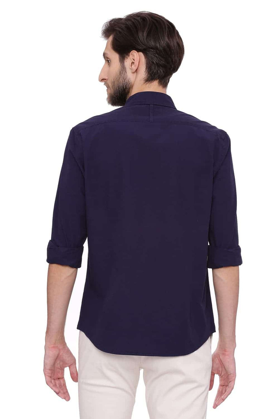 BASICS SLIM FIT ECLIPSE NAVY FILA FIL SHIRT