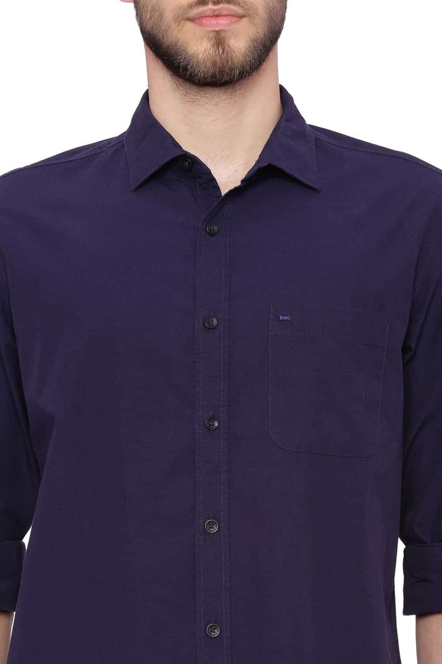BASICS SLIM FIT ECLIPSE NAVY FILA FIL SHIRT