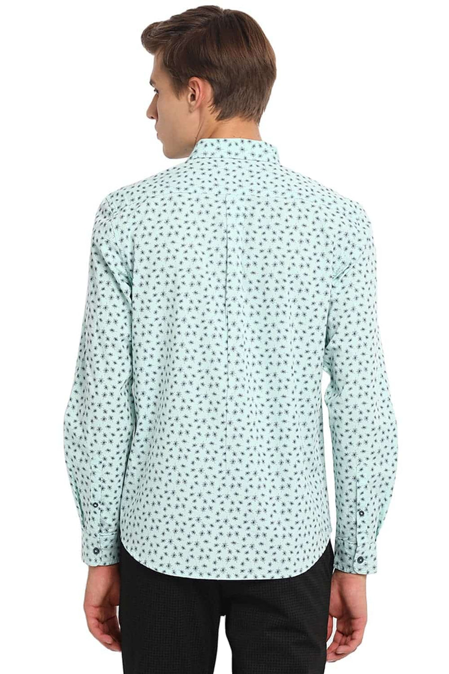 BASICS SLIM FIT HONEYDEW GREEN FILA FIL SHIRT