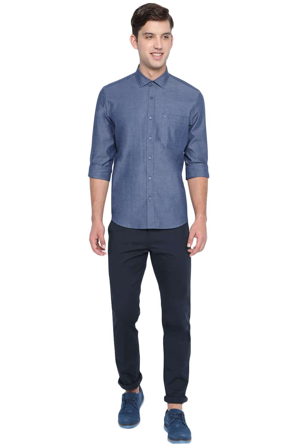 BASICS SLIM FIT OXFORD SHIRT