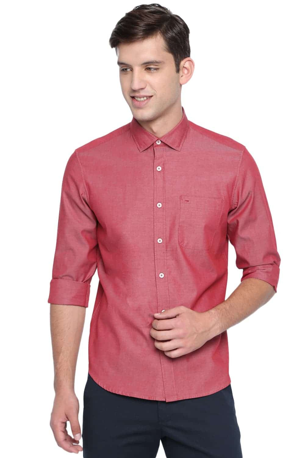 BASICS SLIM FIT OXFORD SHIRT