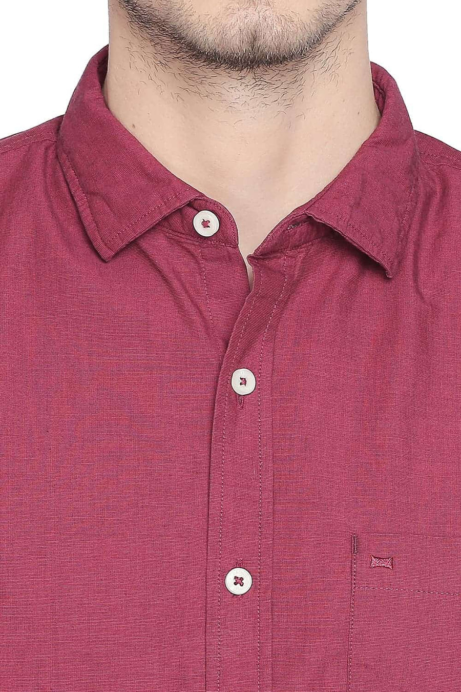 BASICS SLIM FIT FUCHSIA PINK FILA FIL SHIRT