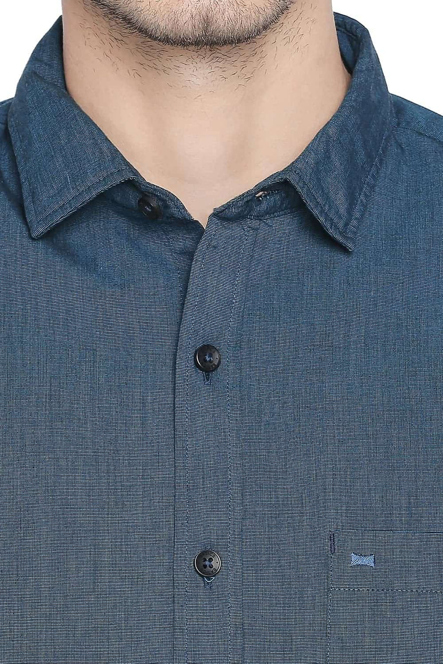 BASICS SLIM FIT MOROCCAN NAVY FILA FIL SHIRT