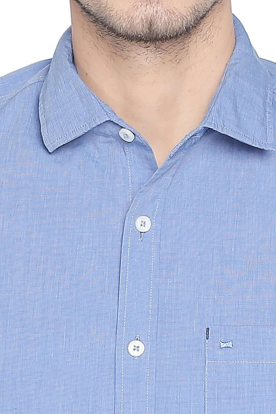 BASICS SLIM FIT REGATTA BLUE FILA FIL SHIRT