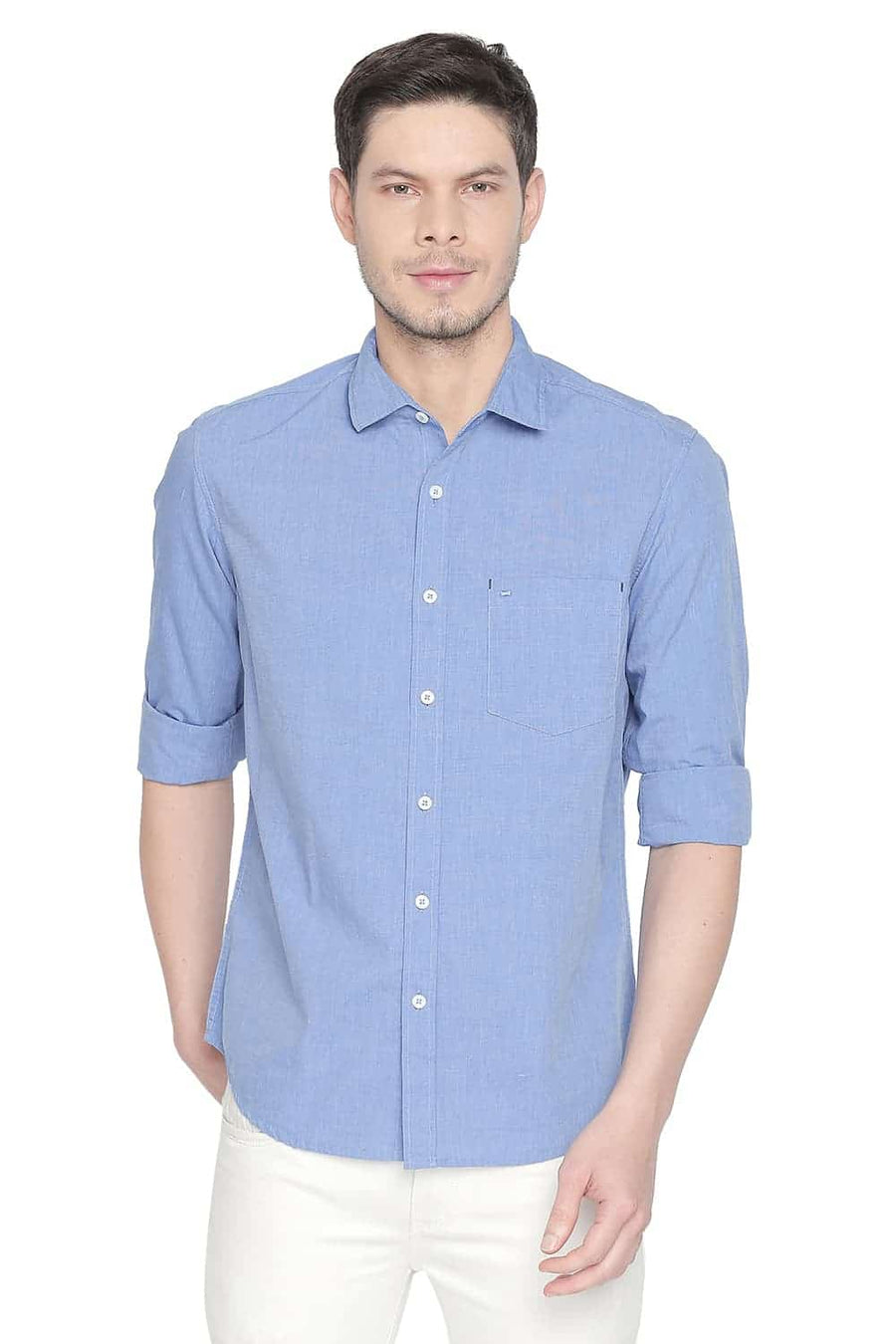 BASICS SLIM FIT REGATTA BLUE FILA FIL SHIRT