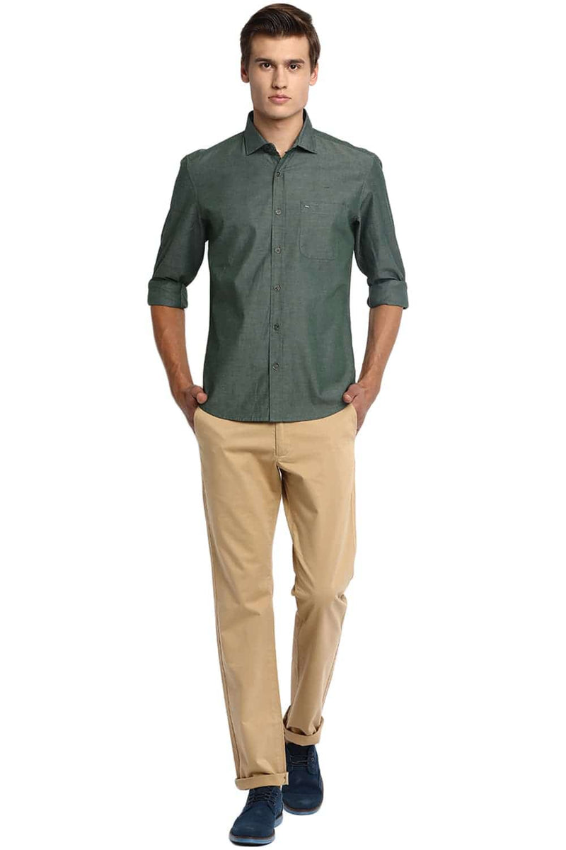 BASICS SLIM FIT OXFORD SHIRT