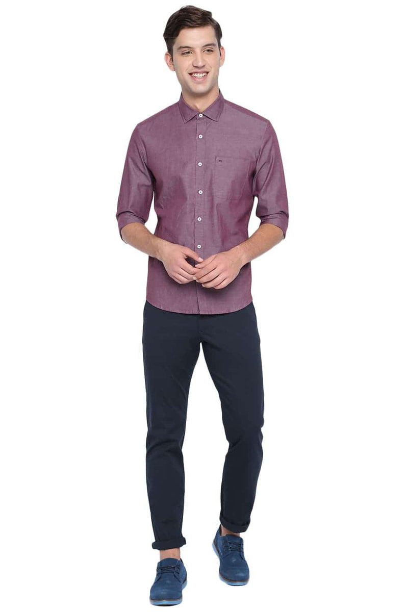 BASICS SLIM FIT OXFORD SHIRT