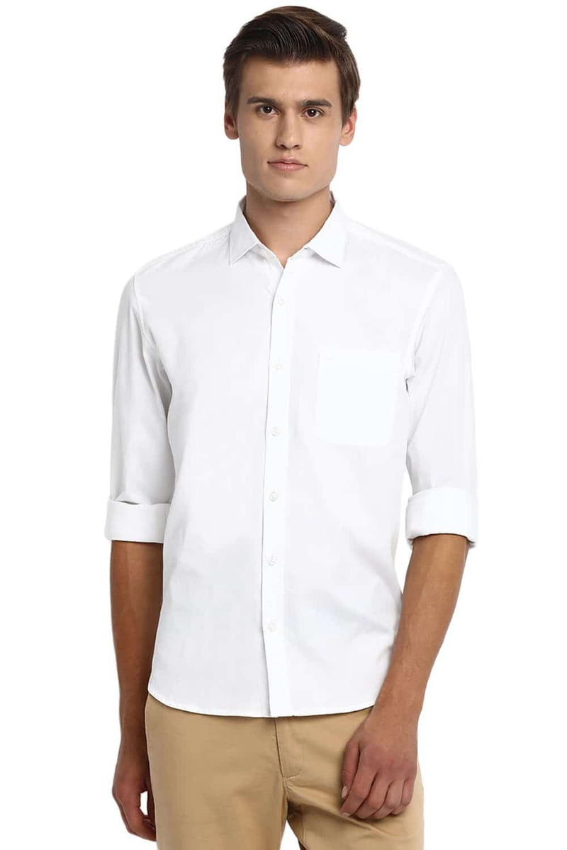 BASICS SLIM FIT OXFORD SHIRT